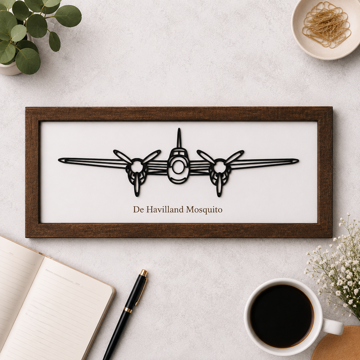 De Havilland Mosquito Aircraft Sign