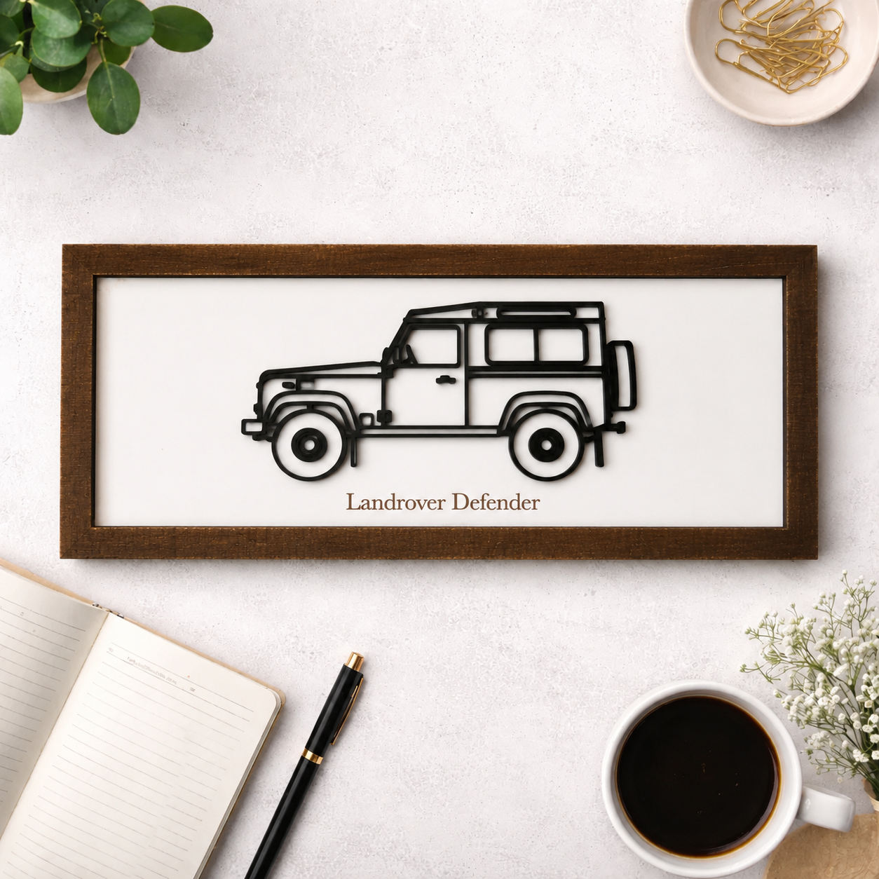 Land Rover Defender Wall Art Sign