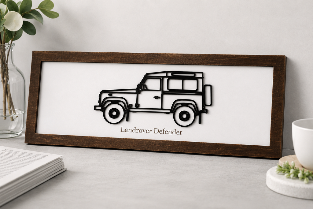 Land Rover Defender Wall Art Sign