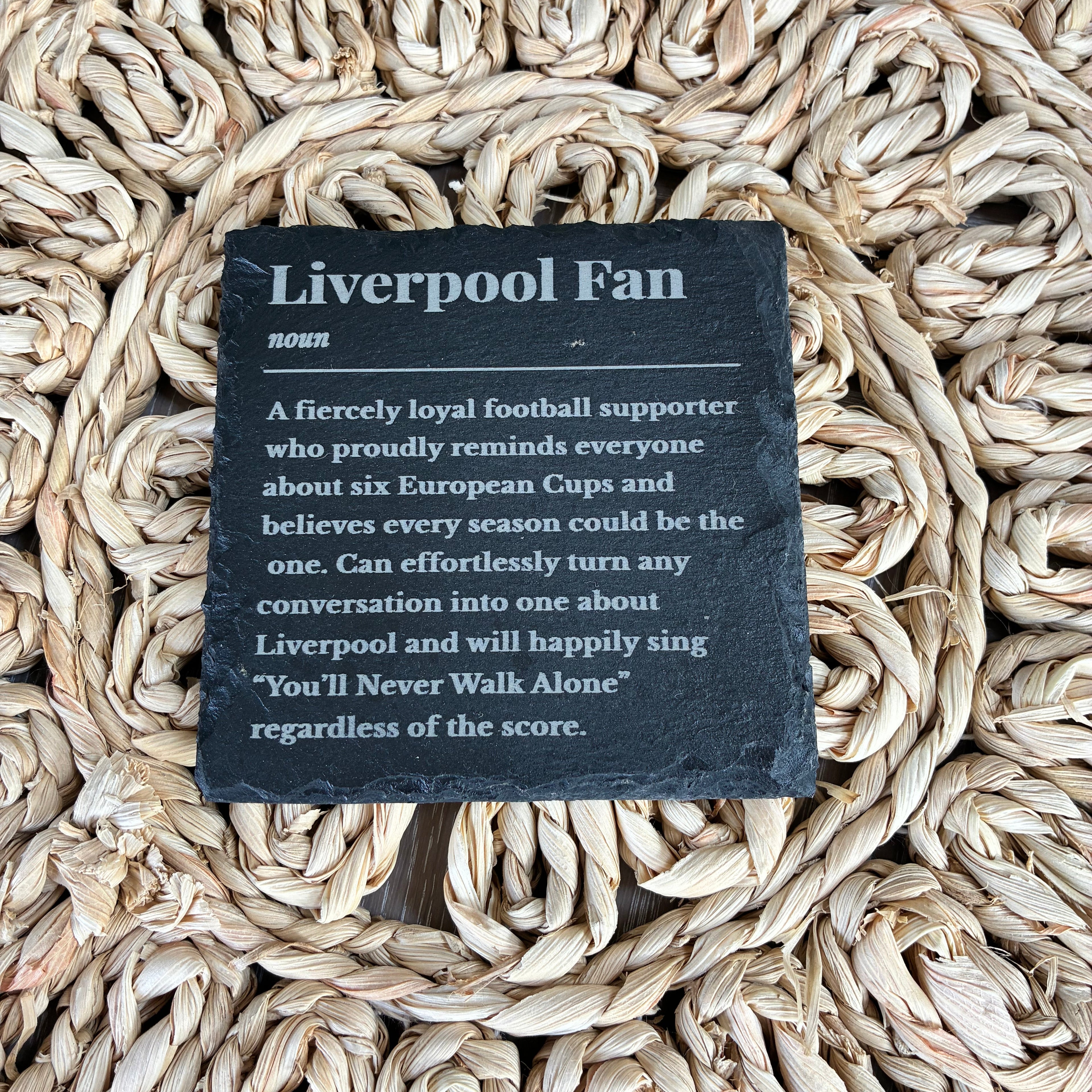 Liverpool Fan Slate Coaster