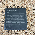 Gardener Slate Coaster