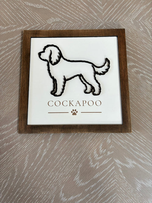 Cockapoo Sign - From The Workshop