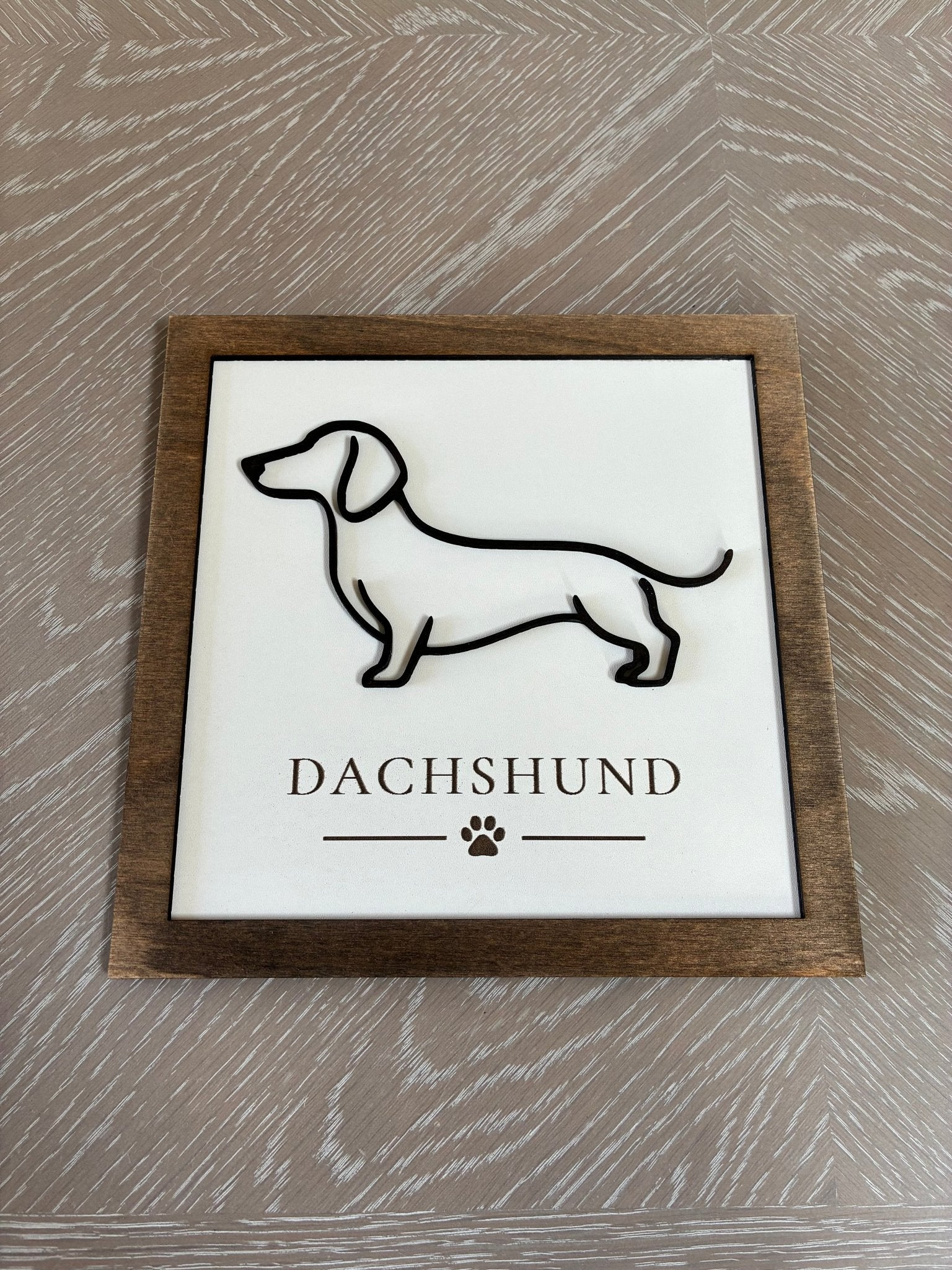 Dachshund Sign - From The Workshop