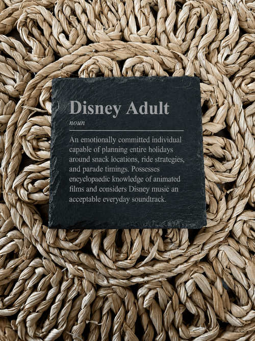 Disney Adult Slate Coaster - From The Workshop