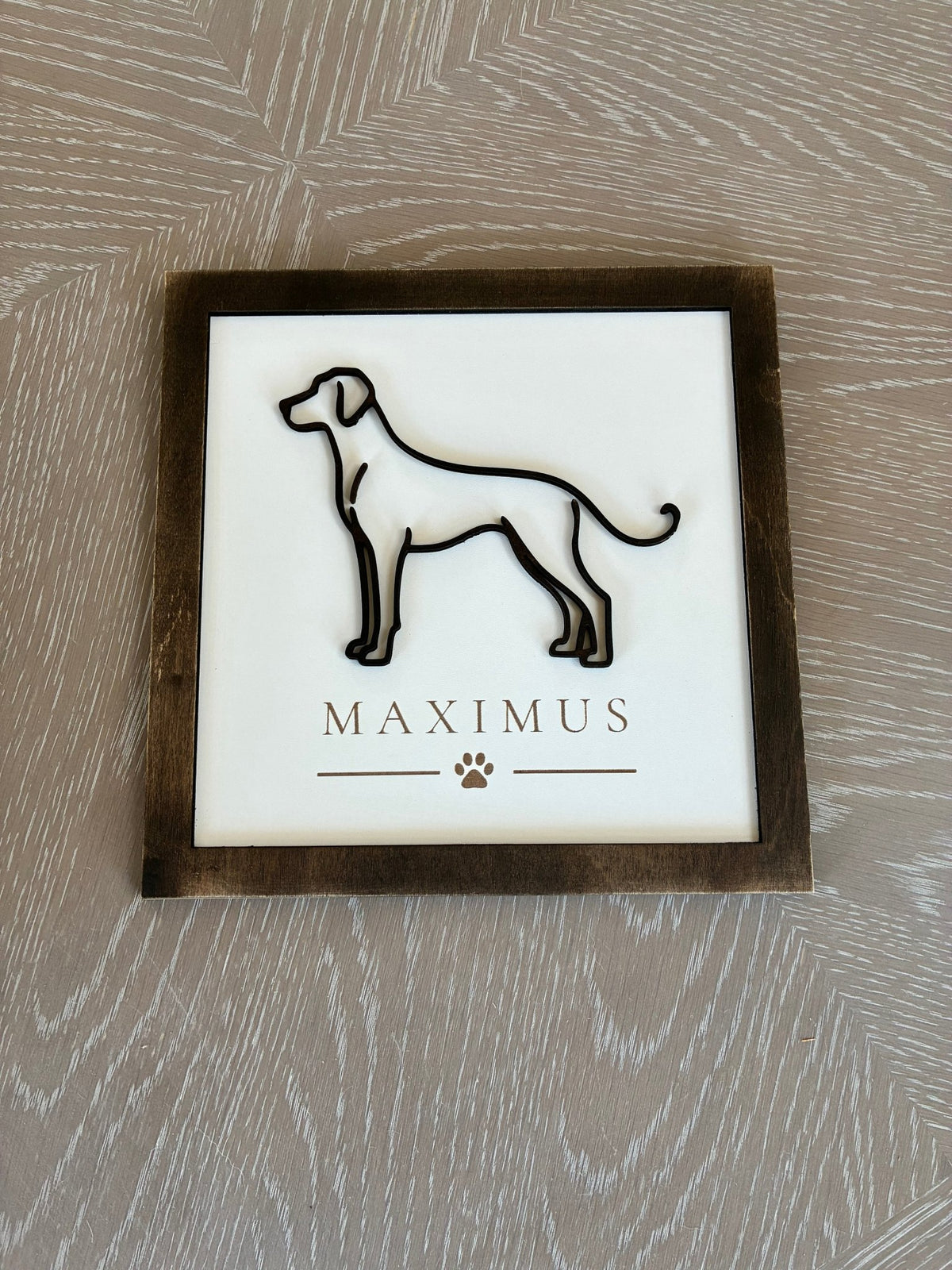Doberman Dog Lover Wooden Wall Sign - From The Workshop