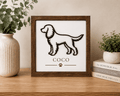 Personalised Cocker Spaniel Wooden Frame | Cocker Spaniel Gift - From The Workshop