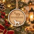 Personalised Pet Memorial Christmas Decoration | Rainbow Bridge Keepsake - From The Workshop